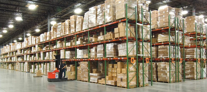 Industrial warehouse racking installation in Houston Texas